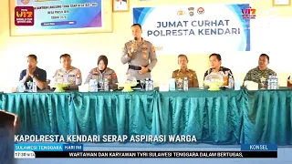 KENDARI POLICE CHIEF GATHERS CITIZEN FEEDBACK