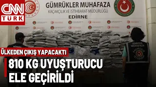 BREAKING NEWS🚨Major Blow to Drug Traffickers: 810 KG of Narcotics Seized at Kapıkule!