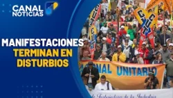 Public Order Disturbances in Bogotá and Other Cities Following Protests | Canal 1 Noticias