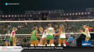 Sunrise Sports: Rainbow Wahine sweep Chaminade