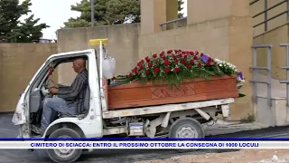 SCIACCA CEMETERY: 1,000 NEW BURIAL NICHES TO BE COMPLETED BY THIS OCTOBER