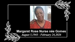 Death Announcement - Margaret Rose Nurse née Gomes