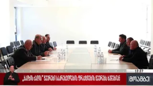 „ხალხის ძალის“ წევრები საკრებულოების ფრაქციების წევრებს ხვდებიან