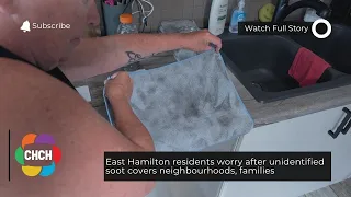 East Hamilton residents worry after unidentified soot covers neighbourhoods, families