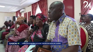 GABON OPERATION BAY OF PIGS: HANDOVER OF CASH VOUCHERS