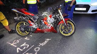 Súlyosan megsérült a motoros, árokba csapódott az Izsáki úton