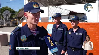 In Taldykorgan, a National Guard unit from military base 5514 prevented a potential tragedy