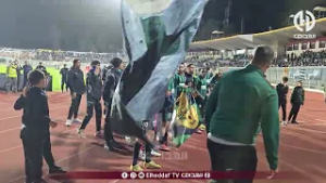 شـــاهد.. فرحة لاعبي النادي الرياضي القسنطيني مع جماهيرهم بالتأهل إلى نصف نهائي كأس الجزائر
