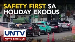 Mga bibiyahe pa-Norte, pinag-iingat sa holiday exodus sa NLEX; kaligtasan, prayoridad