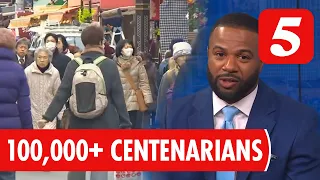 Japan's Centenarian Population Tops 100,000 for 56th Consecutive Year