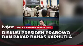 President Prabowo Holds Limited Meeting Regarding Forest and Land Fires | AKIP tvOne