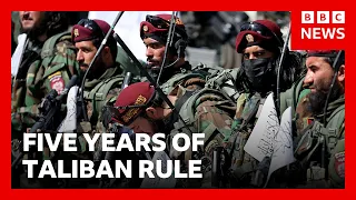Five years on from the Taliban's takeover of Afghanistan | BBC News