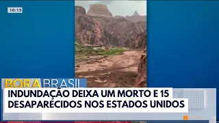 Inundação atinge Grand Canyon e deixa um morto nos EUA | Bora Brasil