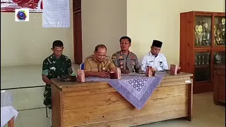 Calon lurah ngoro Oro  patuk  ambil nomor pingsut