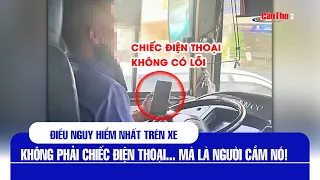 The greatest danger on the bus isn't the phone... it's the person holding it! | Can Tho