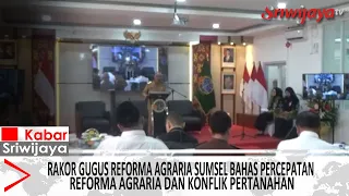 South Sumatra Agrarian Reform Task Force Coordination Meeting Discusses Accelerated Agrarian Refo...