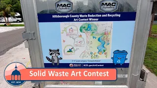 Hillsborough County Solid Waste to Unveil Winning  Waste Reduction & Recycling Art Contest Entries