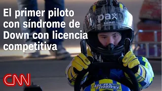 Argentine becomes the first driver with Down syndrome to obtain a competitive license
