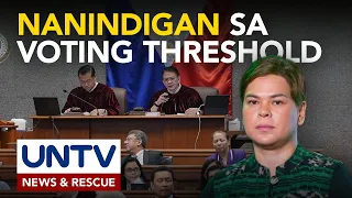 Impeachment court, nanindigan sa voting threshold sa impeachment vs VP Sara