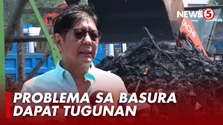 Pres. Bongbong Marcos, ininspeksyon ang Tripa de Gallina Pumping Station sa Pasay City