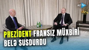 Prezidentin sadaladığı FAKTLAR qarşısında mat qaldı: fransız müxbirə ŞİLLƏ kimi CAVAB