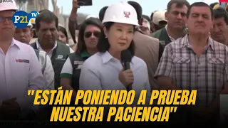 Keiko Fujimori demands Congress decide on powers: “The population cannot wait”