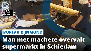 Grote machete gebruikt bij overval op supermarkt | Bureau Rijnmond
