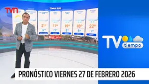 Pronóstico del tiempo: Viernes 27 de febrero 2026 | TV Tiempo