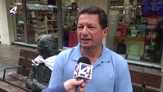 Julio Baccaro llamó a la reflexión ante disturbios al monumento a Eduardo Franco.