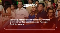 Laís Raquel reviews projects, events, and investments for the 32nd anniversary of Poço de José de...