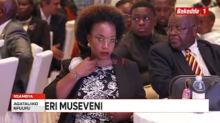 Pulezidenti Museveni agguddewo Marriot Hotel n’atendereza omugagga Ngabirano olw’enkulaakulana