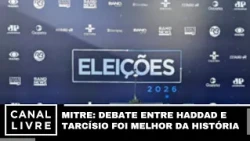 Mitre: Debate entre Haddad e Tarcísio foi o melhor da história da Band | Canal Livre