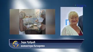 Volonteri iz Kačareva pripremili obroke za sve ljude na terenu u Deliblatskoj peščari - TV Pančevo