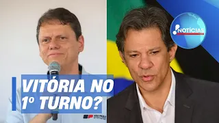 SP Election: Tarcísio de Freitas has 41% to Fernando Haddad's 26% in the first round, Quaest shows