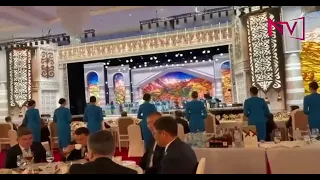 Bişkekdə liderlərə verilən ziyafətdə Müslüm Maqomayevin “Azərbaycan” mahnısı səslənib