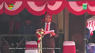 UPACARA PERINGATAN HUT KE 81 KEMERDEKAAN RI KABUPATEN MALANG