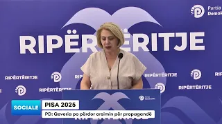 PISA 2025/ PD: Qeveria po përdor arsimin për propagandë