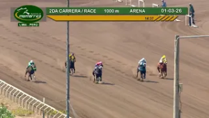 Hipódromo Monterrico - 2da Carrera 01 Marzo 26