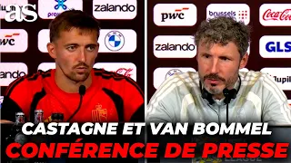 TIMOTHY CASTAGNE ET MARK VAN BOMMEL, conférence de presse COMPLÈTE avant BELGIQUE - FRANCE