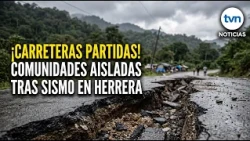 Hundreds isolated in La Pitaloza following deep fissures from 7.5 earthquake