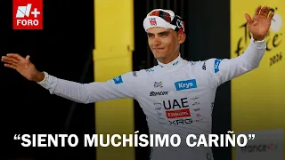 Isaac del Toro talks about his performance in the 2026 Tour de France