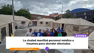 Bogotá instala hospital de campaña en Armenia para atender afectados por el sismo | Emergencias