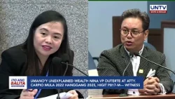 Umano’y unexplained wealth nina VP Duterte at Atty. Carpio mula 2022-2025, higit P817-M – witness