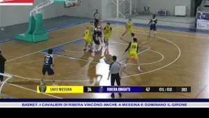 BASKET  I CAVALIERI DI RIBERA VINCONO ANCHE A MESSINA E DOMINANO IL GIRONE