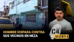 Israel 'N' caught on camera shooting at neighbors following a dispute outside his home in Nezahua...