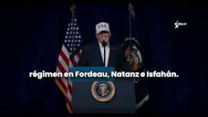 Trump anuncia operaciones de combate contra Irán y llama a un cambio de régimen