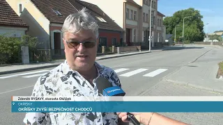 OKŘÍŠKY ZVÝŠÍ BEZPEČNOST CHODCŮ