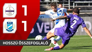 OTP Bank Liga: Újpest–MTK Budapest 1–1 | hosszú összefoglaló