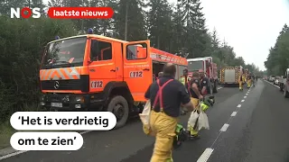 Fire in Belgium still not under control, extinguishing efforts prove difficult