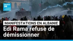 Albanie : sixième jour de manifestations, le Premier ministre refuse de démissionner • FRANCE 24